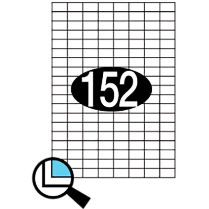 Etiketter KLI 25x15mm (8x19)