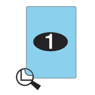 Etiketter KLI 199,6x289,1mm (1x1)