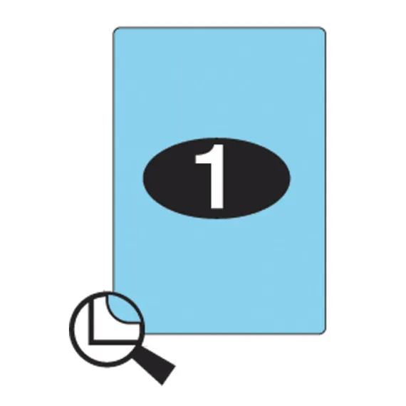 Etiketter KLI 199,6x289,1mm (1x1)