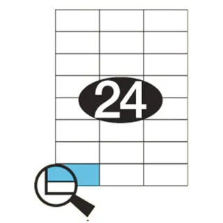 Etiketter KLI 70x35mm (3x8)