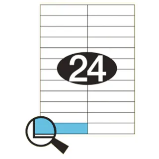 Etiketter KLI 105x24mm (2x12)