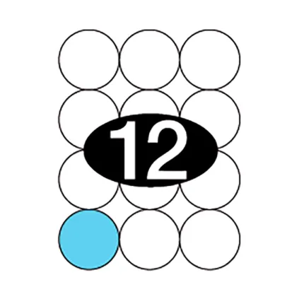 Etiketter KLI Ø60mm (3x4)