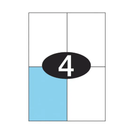 Etiketter KLI 105x148mm (2x2)