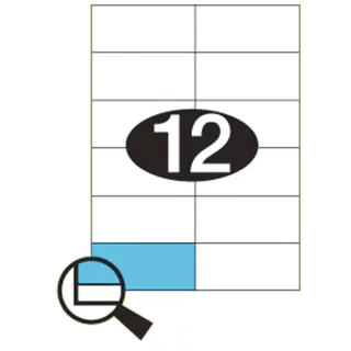 Etiketter KLI 105x48mm (2x6)