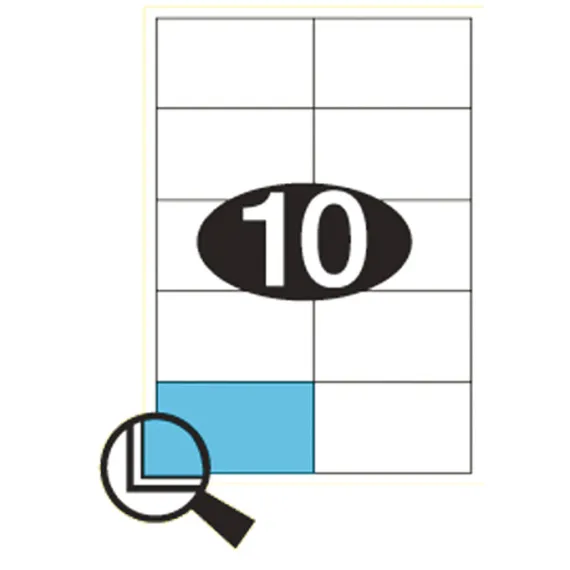 Etiketter KLI 101x57mm (2x5)