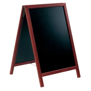 Gatestativ Blackboard 55x85 Mahogny