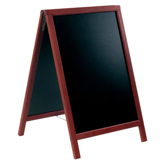 Gatestativ Blackboard 55x85 Mahogny