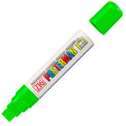 Tusj Posterman 7-15mm Grønn Permanent