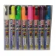 Tusj Posterman 2-6mm 8-farger Permanent