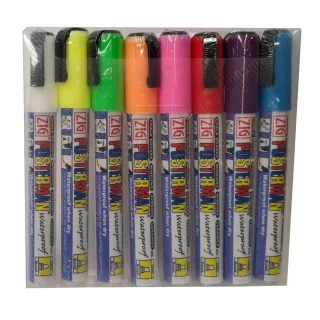 Tusj Posterman 2-6mm 8-farger Permanent