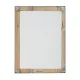Meny-/Infodisplay 1xA4, Eik laminert, Glass frontplate