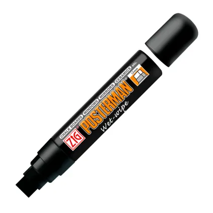 Tusj Posterman 7-15mm Sort Vannbasert