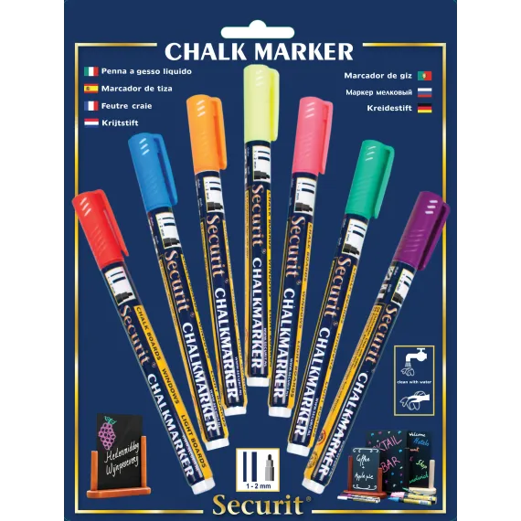 Tusj Illumigraph 1-2mm 7-farger Vannbasert