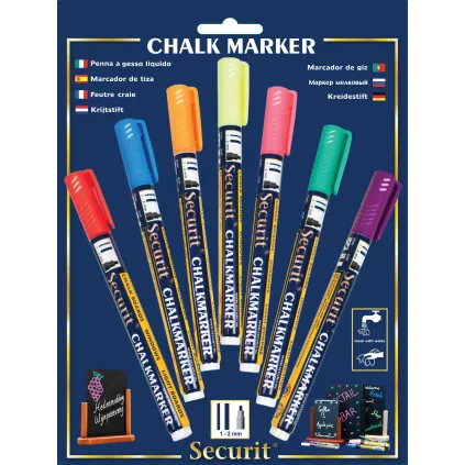 Tusj Illumigraph 1-2mm 7-farger Vannbasert