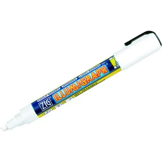 Tusj Illumigraph 2-6mm Hvit Vannbasert