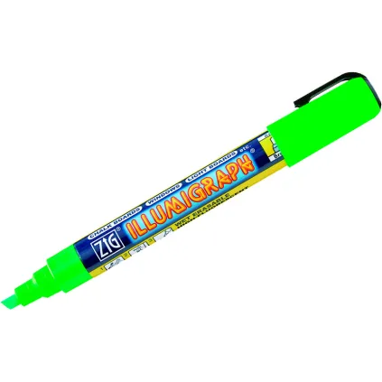 Tusj Illumigraph 2-6mm Grønn Vannbasert