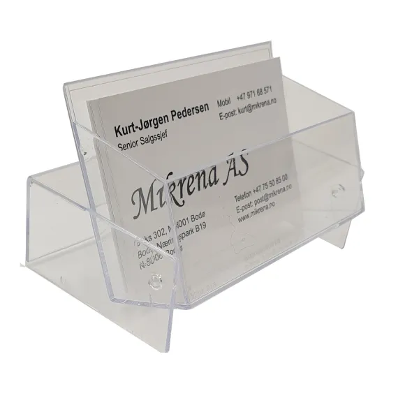 Visittkortholder/ -eske,Combi Akryl