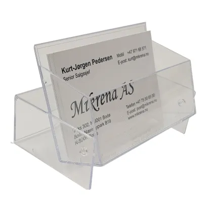 Visittkortholder/ -eske,Combi Akryl