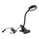 Lampe med klype til tavler