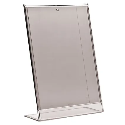 Brosjyre-/menyholder A4-AP210,akryl