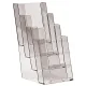 Brosjyreholder 4x1/3 A4 trapp-4C110