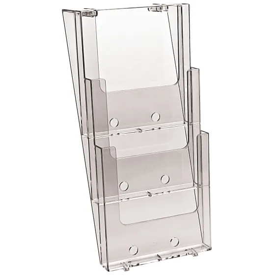 Brosjyreholder Vegg 3xA4-3W230