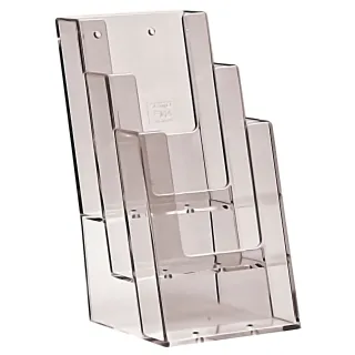 Brosjyreholder 3x1/3 A4 trapp-3C104