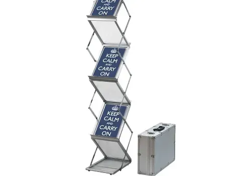 Brosjyrestativ sammenleggbar